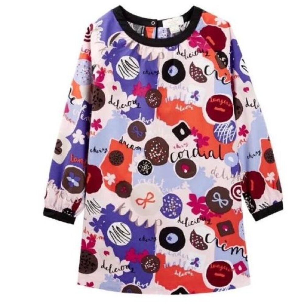 Kate Spade New York Girls Marni Chocolate Candy Dress. Sz: 12
